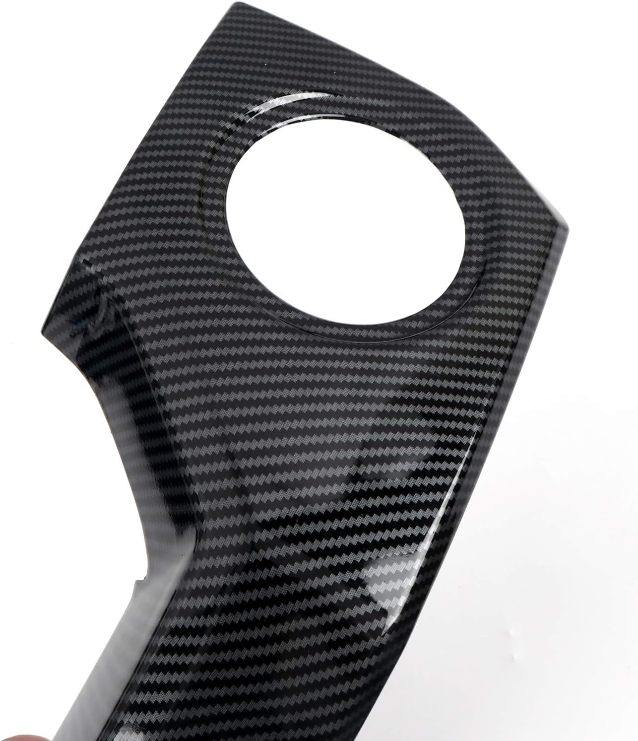 HIGH FLYING for Toyota Tundra 2014-2021 Car Accessories ABS Carbon Fiber Grain Center Consoles A/C Air Outlet Vent Decor Cover Trim 3pcs (Not Fit RHD)