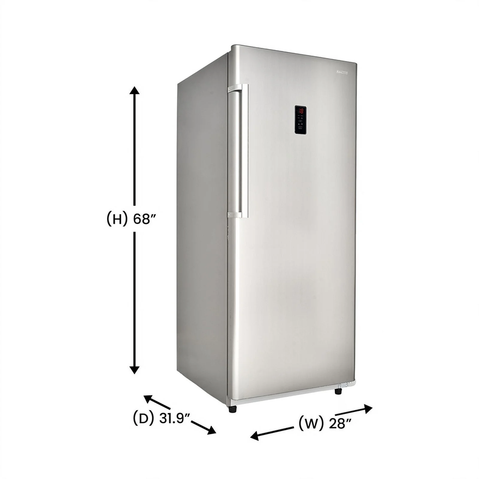 Conserv 17 cu. ft Convertible Upright Freezer/Refrigerator in Stainless