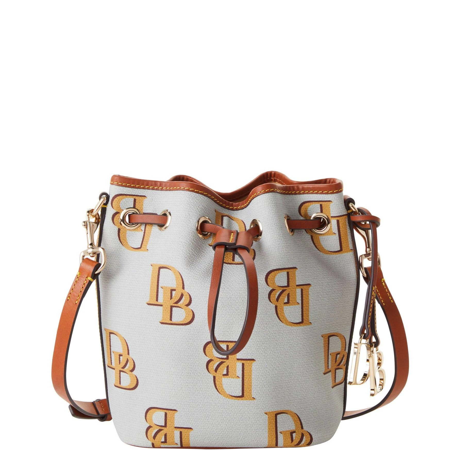 Dooney u0026 Bourke Monogram Small Drawstring Shoulder Bag