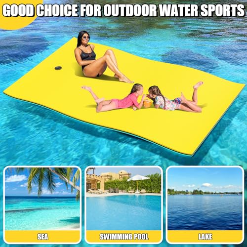Lily Pad Floating Mat, 7/8/10/12/18x6FT, 6/9x3FT Floating Water Mat for The Lake and Boating