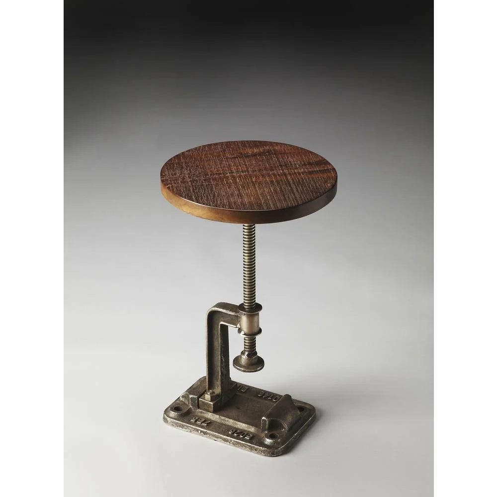 Butler Specialty Industrial Chic Ellis Adjustable Accent Table
