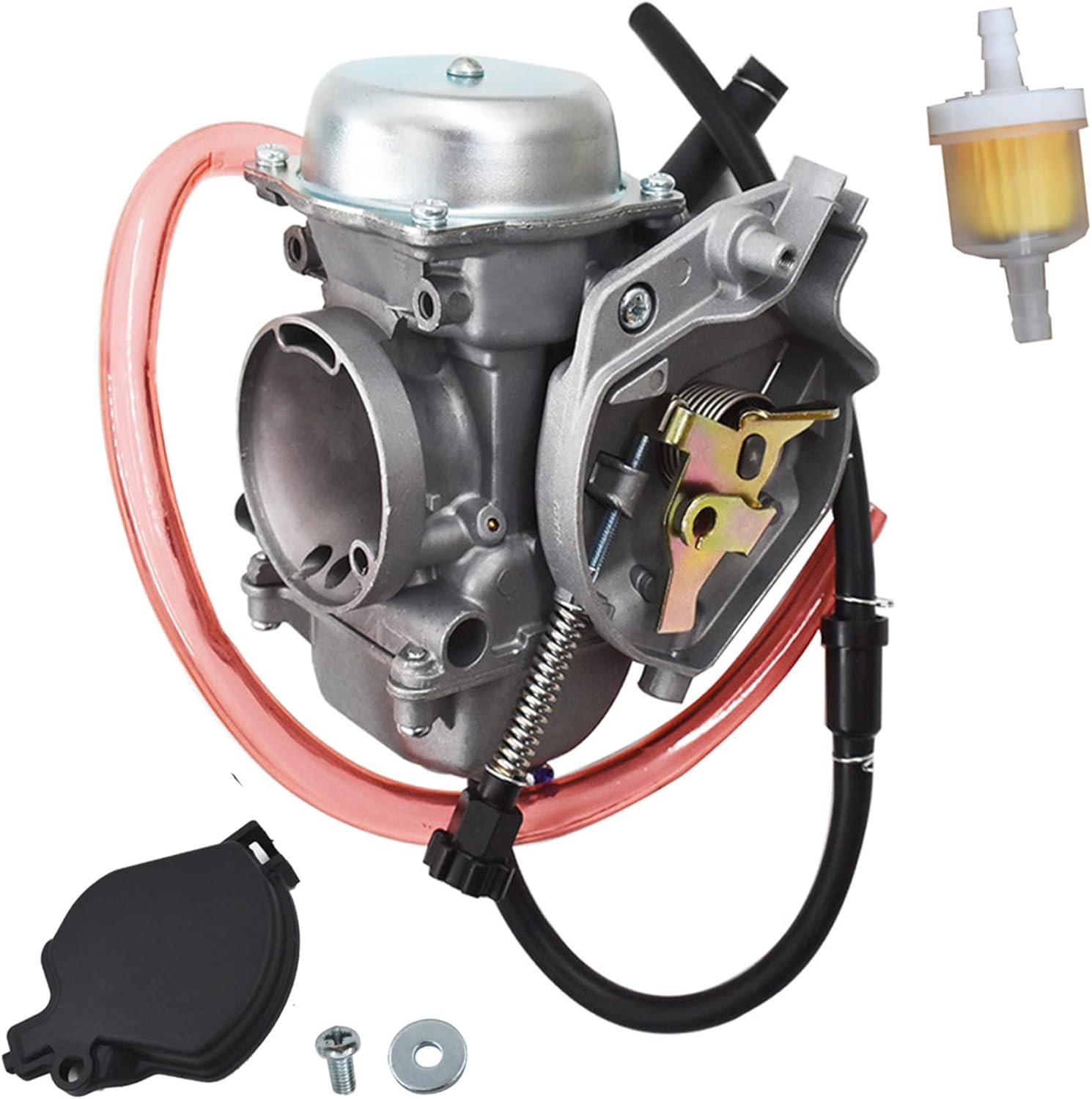 Carburetor Carb Fit for Suzuki Vinson 500 LTF500F LTA500F 4x4 Manual 2002-2005 2006 2007 Pack of 2