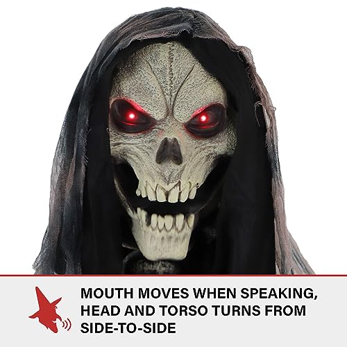Haunted Hill Farm Motion-Activated 7.5-Ft. Tall Smoldering Ghoul