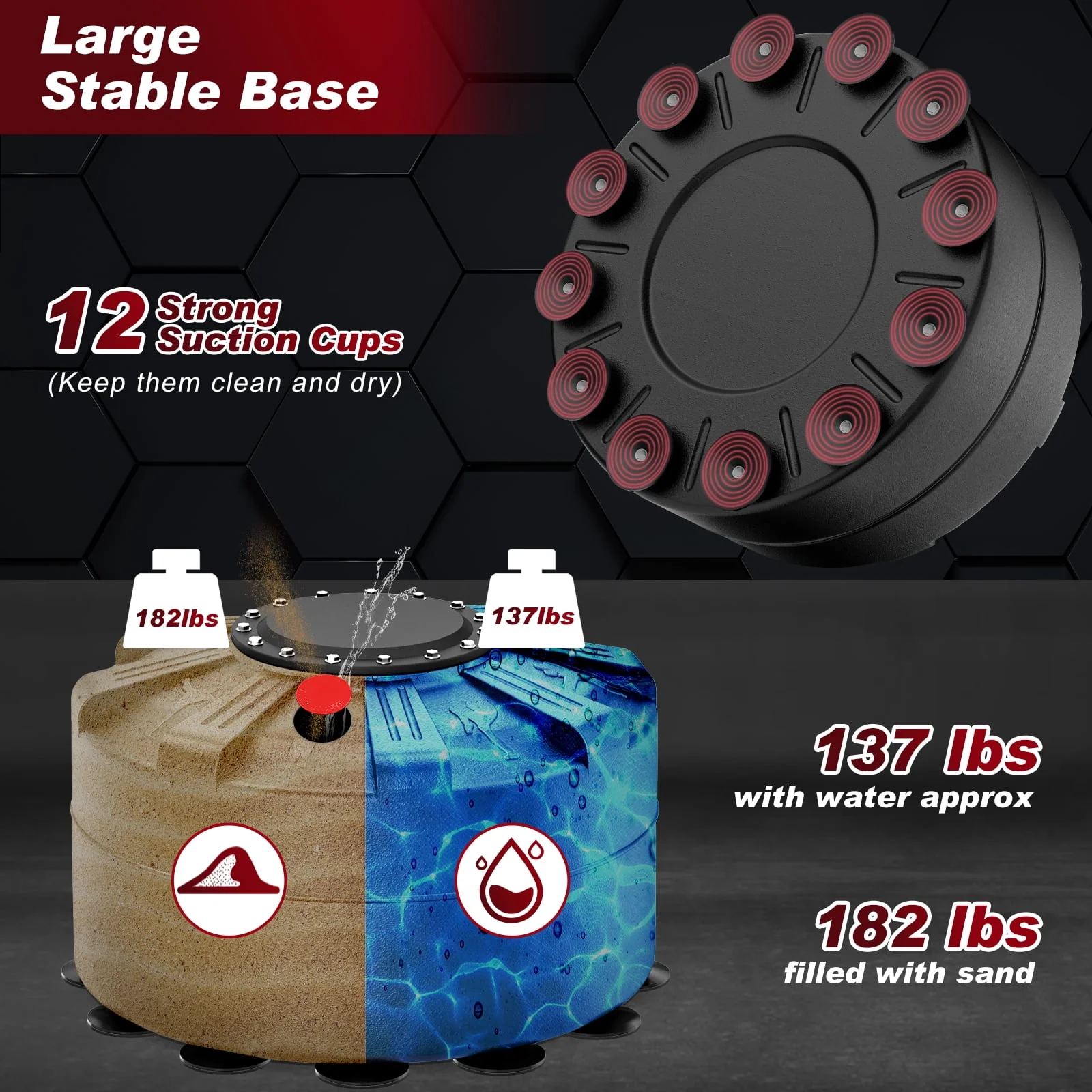 XDDIAS Punching Bag with Stand, Punching Bag for Adults, Boxing Bag with Stand 70''-205lbs Freestanding Punching Bag for Adult Youth Kids