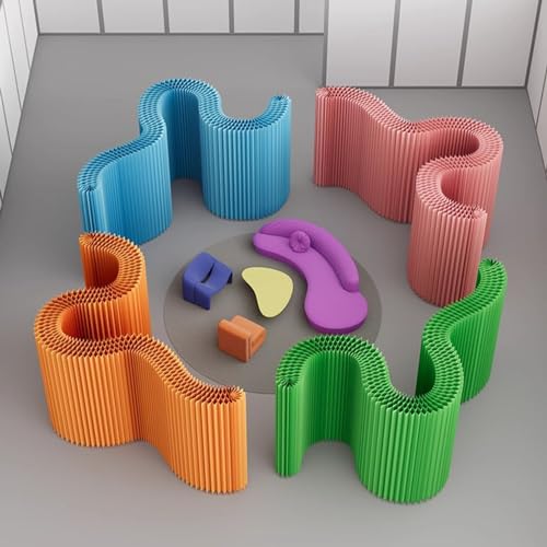 Room Dividers Folding Retractable Room Divider Paper Screen Partition