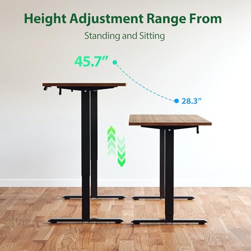 Agilestic L Shaped Electric Standing Desk with 2 Drawers, 63 Inch Ergonomic Adjustable Height Desk with Storage