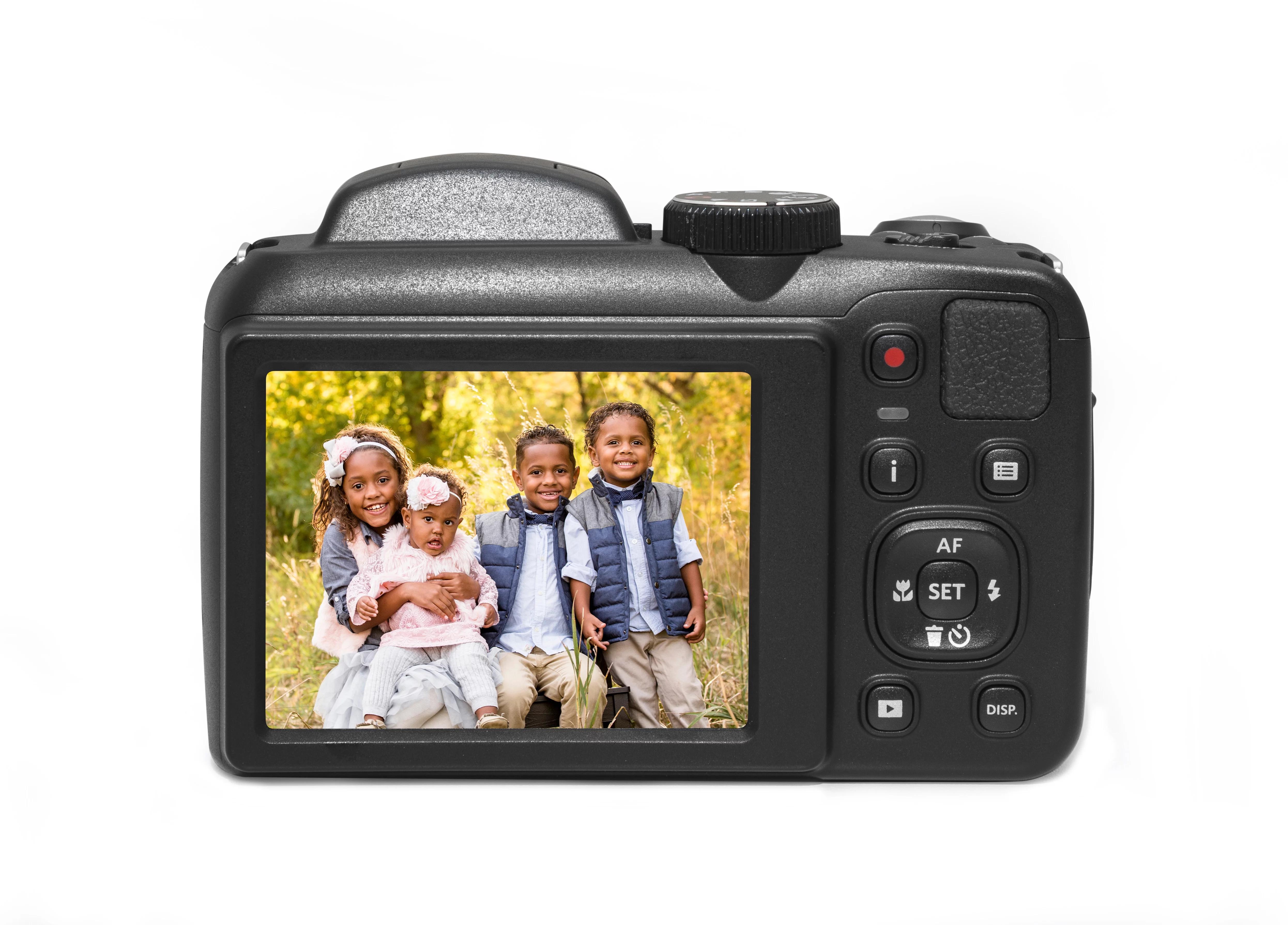 KODAK PIXPRO AZ255-BK 25x Optical Zoom Digital Camera, 16MP CMOS Sensor, 1080p Full HD Video, 3" LCD, AA Batteries