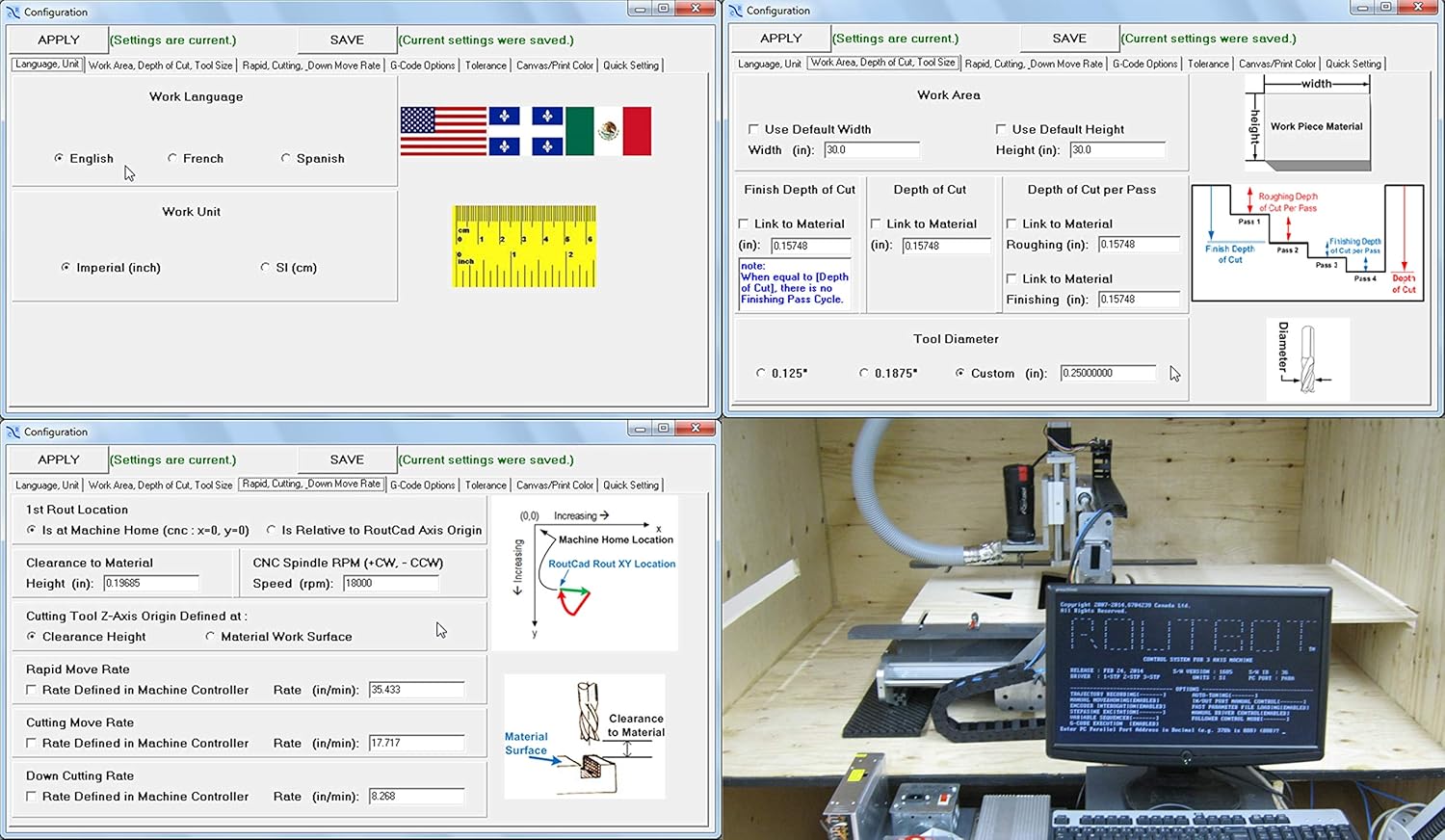 CAD-CAM CNC Mill Software for Mach 3-4, Linux CNC, EMC2, Fanuc, CNC 3040. Design your part and generate the g-code with a single easy to use software