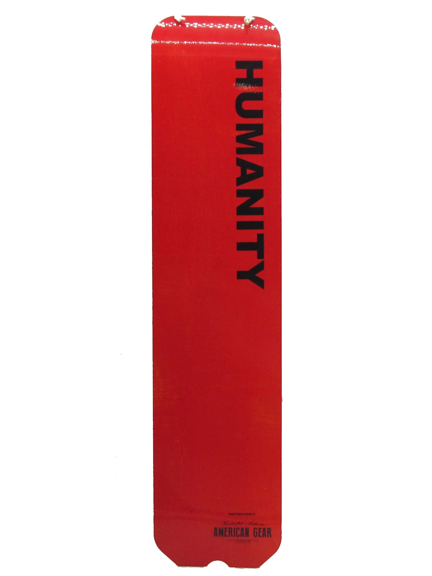 Humanity High Performance 5' wooden Snow Sled, toboggan with rope, handles and a snowboard plastic surface