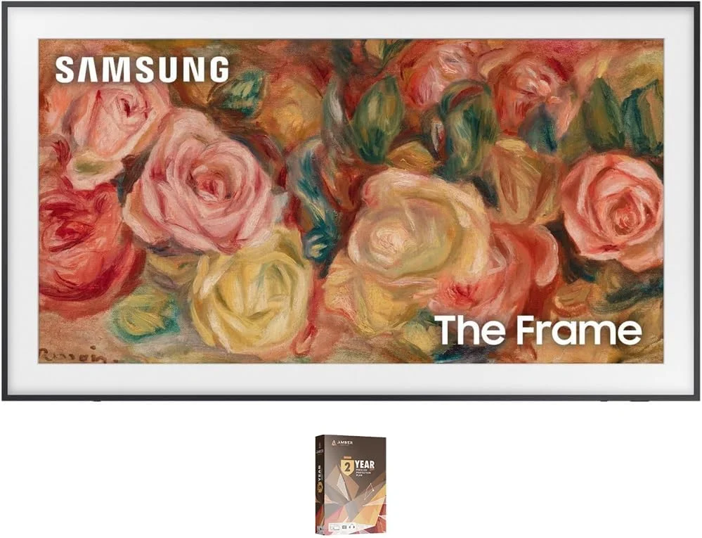 Samsung QN50LS03DAFXZA 50 Inch The Frame 4K Smart Quantum HDR TV with an Additional 2 Year Extended Protection (2024) - Curated Treasures Market
