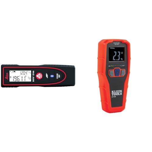 Leica DISTO E7100i 200ft Laser Distance Measure with Bluetooth, Black/Red
