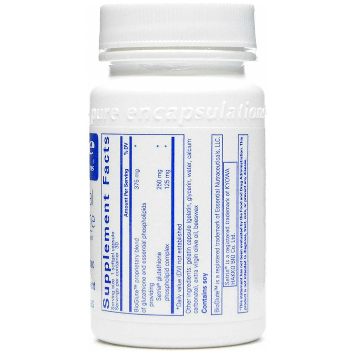 Liposomal Glutathione by Pure Encapsulations - Kansas Nuitrition - HNZSDS