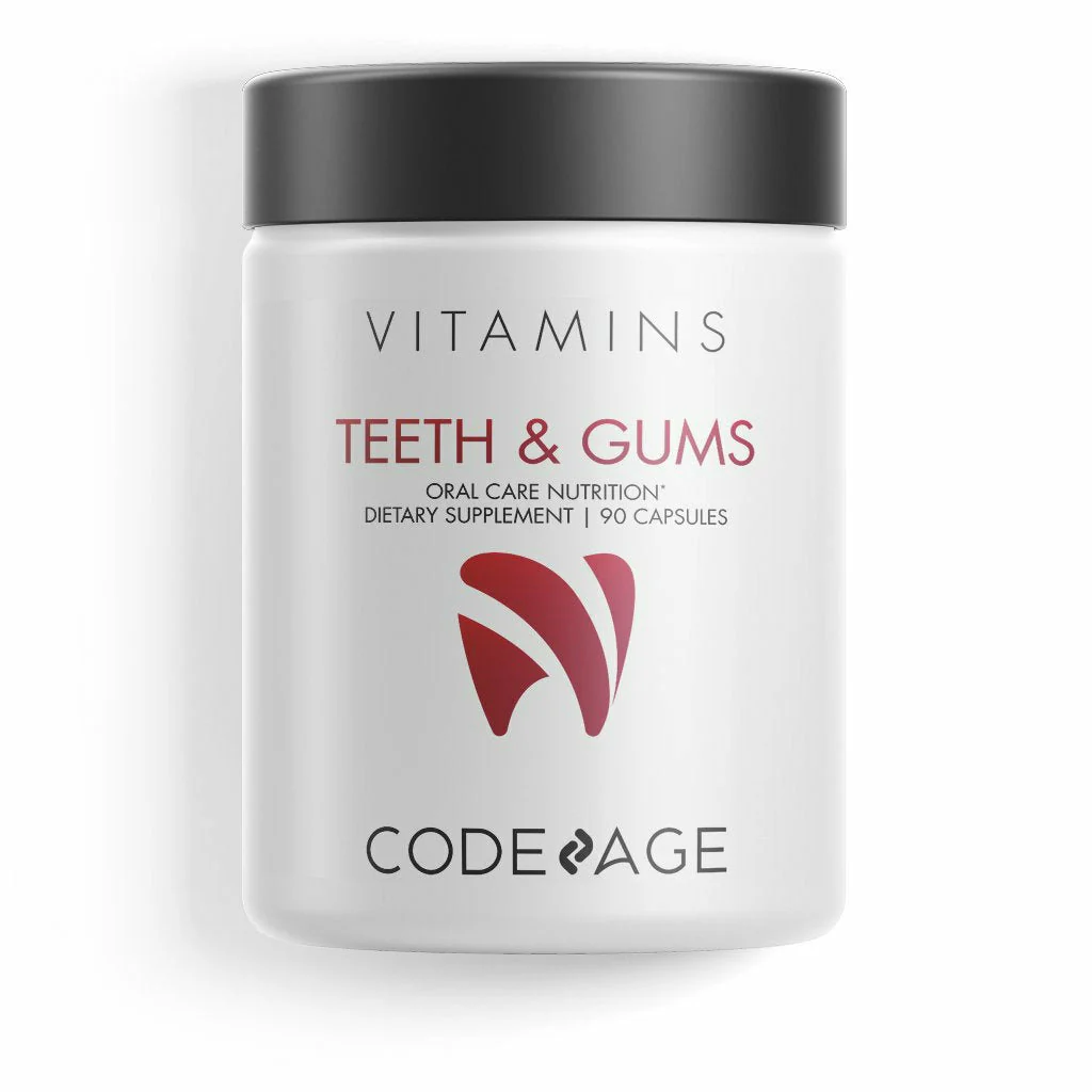 Teeth & Gums Vitamins 90 caps by CodeAge - Kansas Nuitrition - HNZSDS