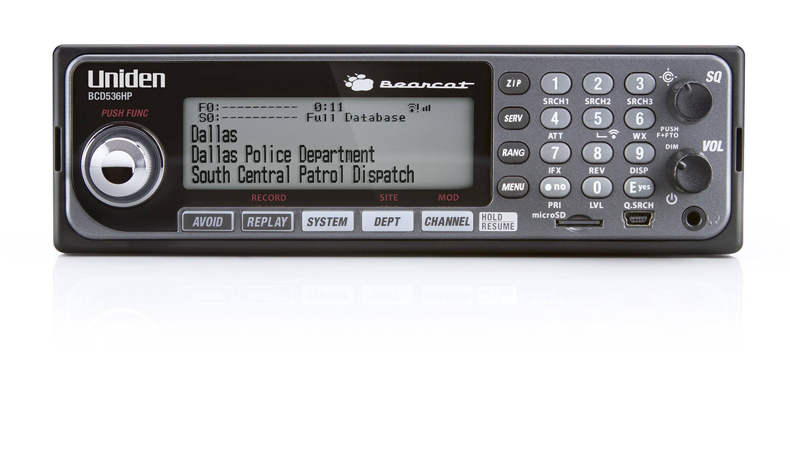 Uniden BCD536HP Phase II Digital Scanner and 20 Watt Speaker Bundle
