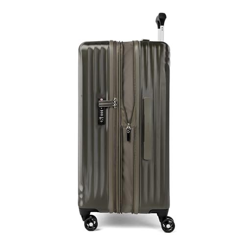 Travelpro Maxlite Air Hardside Expandable Carry on Luggage, 8 Spinner Wheels, Lightweight Hard Shell Polycarbonate Suitcase, Shadow Grey