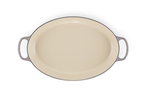Le Creuset Enameled Cast Iron Signature Oval Baker, 3qt. Sea Salt