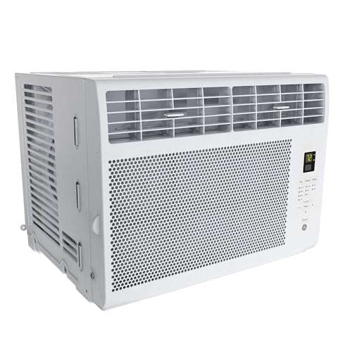 GE Window Air Conditioner Unit, 6,000 BTU for Small Rooms up to 250 sq ft. with Adjustable Fan and Cooling Settings