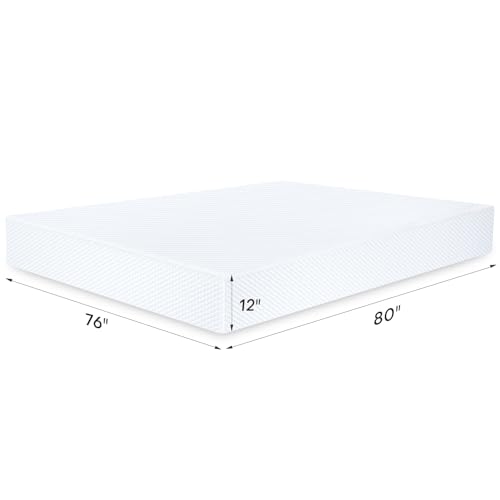 10 Inch Full Size Mattress with Gel Cooling Memory Foam, High-Density Base Foam Mattress with Removable Washable Cover, Certified Safe Foams & Fabric