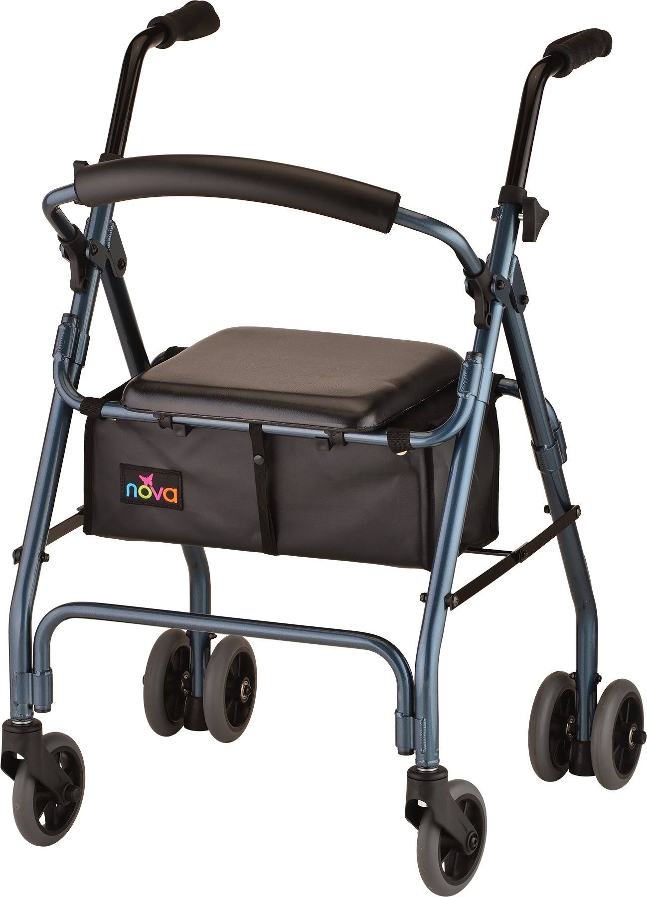 Nova Cruiser Classic Rolling Walker - Blue
