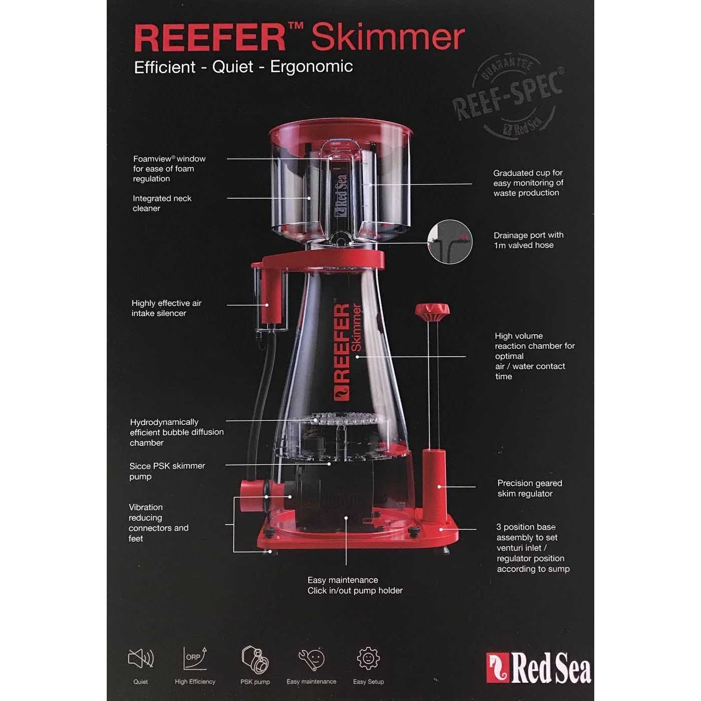 Red Sea Reefer RSK 300 Protein Skimmer - Pet Supplies online store