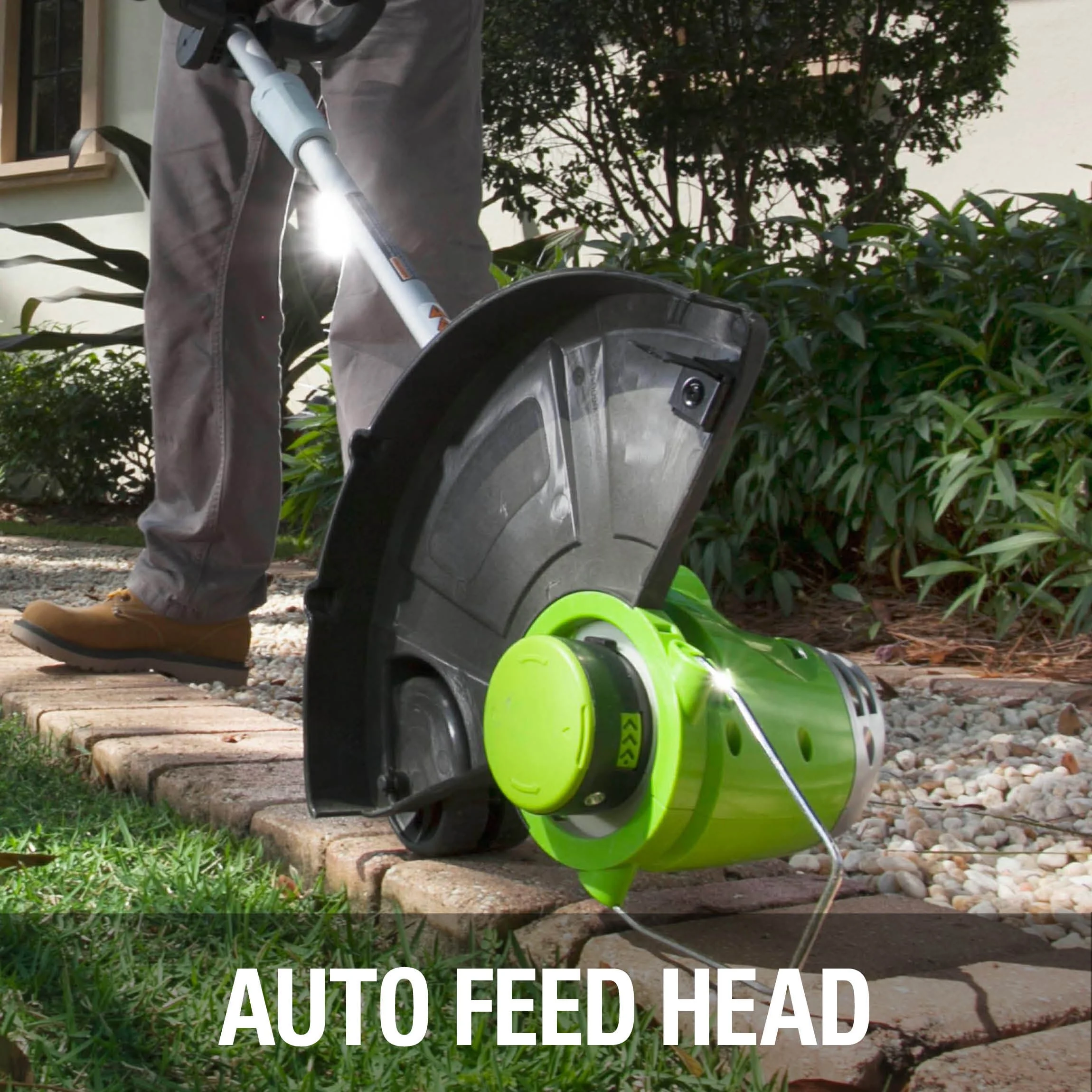 Greenworks 40V 13 Cordless String Trimmer/Edger with 2.0 Ah Battery & Charger 21302