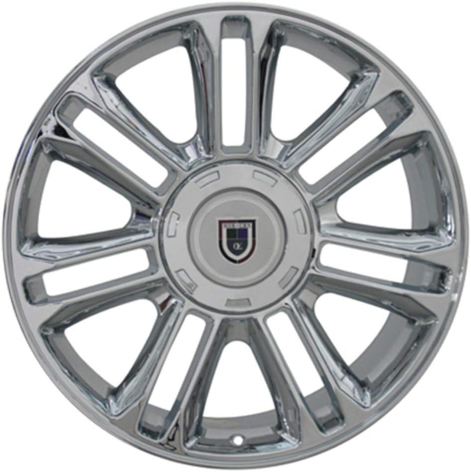 Partsynergy Replacement For 22" Rim Fits 1999-2018 Cadillac Escalade - CA83 Chrome 22x9 Aluminum Wheel