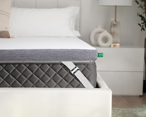 Sleepyhead Twin XL 2 Inch Gel Memory Foam Mattress Topper for College Dorm – Thick
