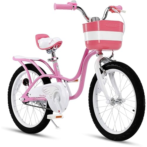 Royalbaby Princess Girls Kids Bike 12 14 16 18 20 Inch Children Bicycle with Basket for Age 3-12 Years