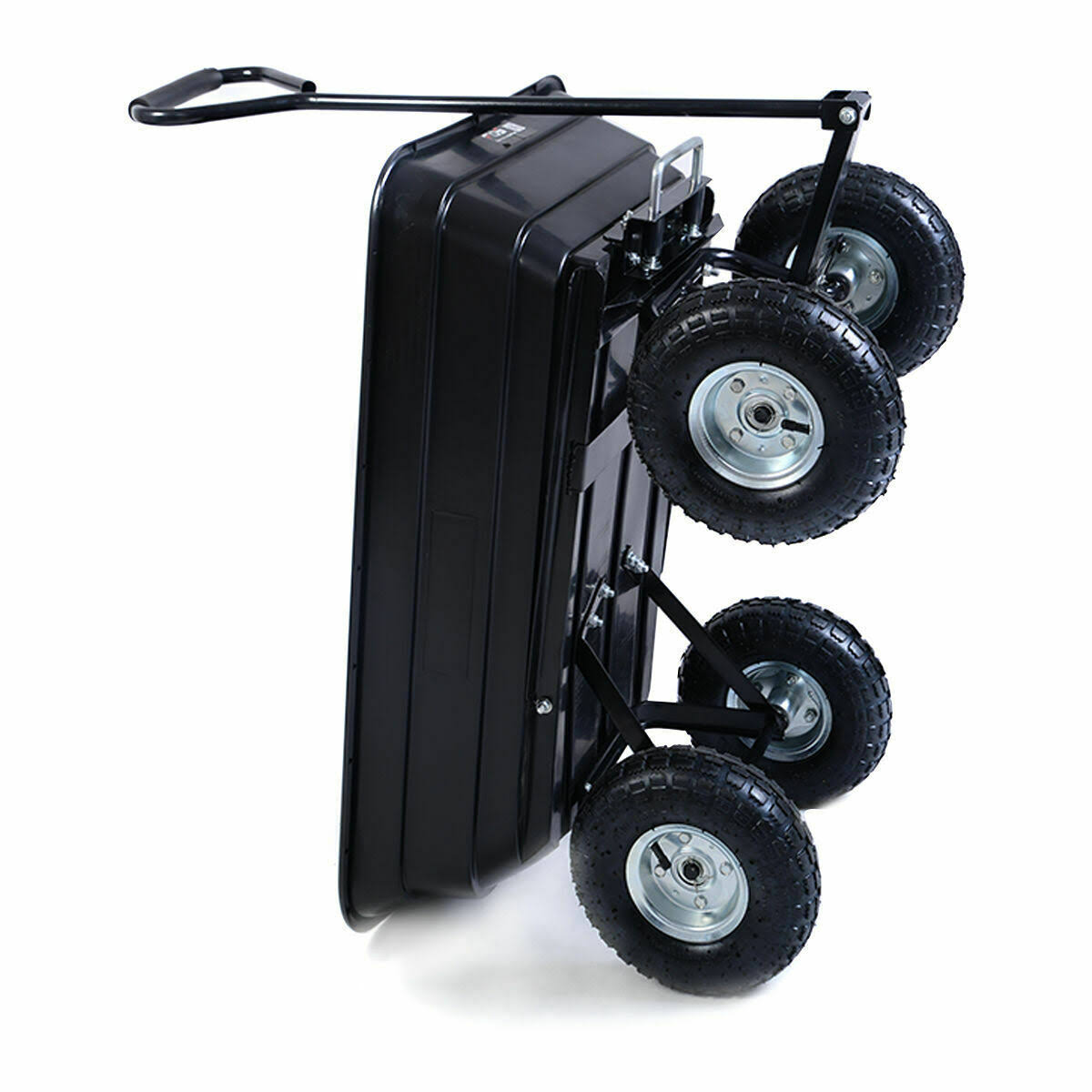 Giantex 660lbs Garden Dump Cart Dumper Wagon Carrier Wheel Barrow Air Tires Heavy Duty