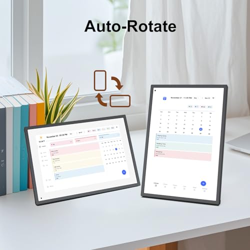 10.1 inch Wall Planner Digital Calendar & Chore Chart, Smart Touchscreen Interactive Display for Family Schedules, Hearth Display Digital Calendar