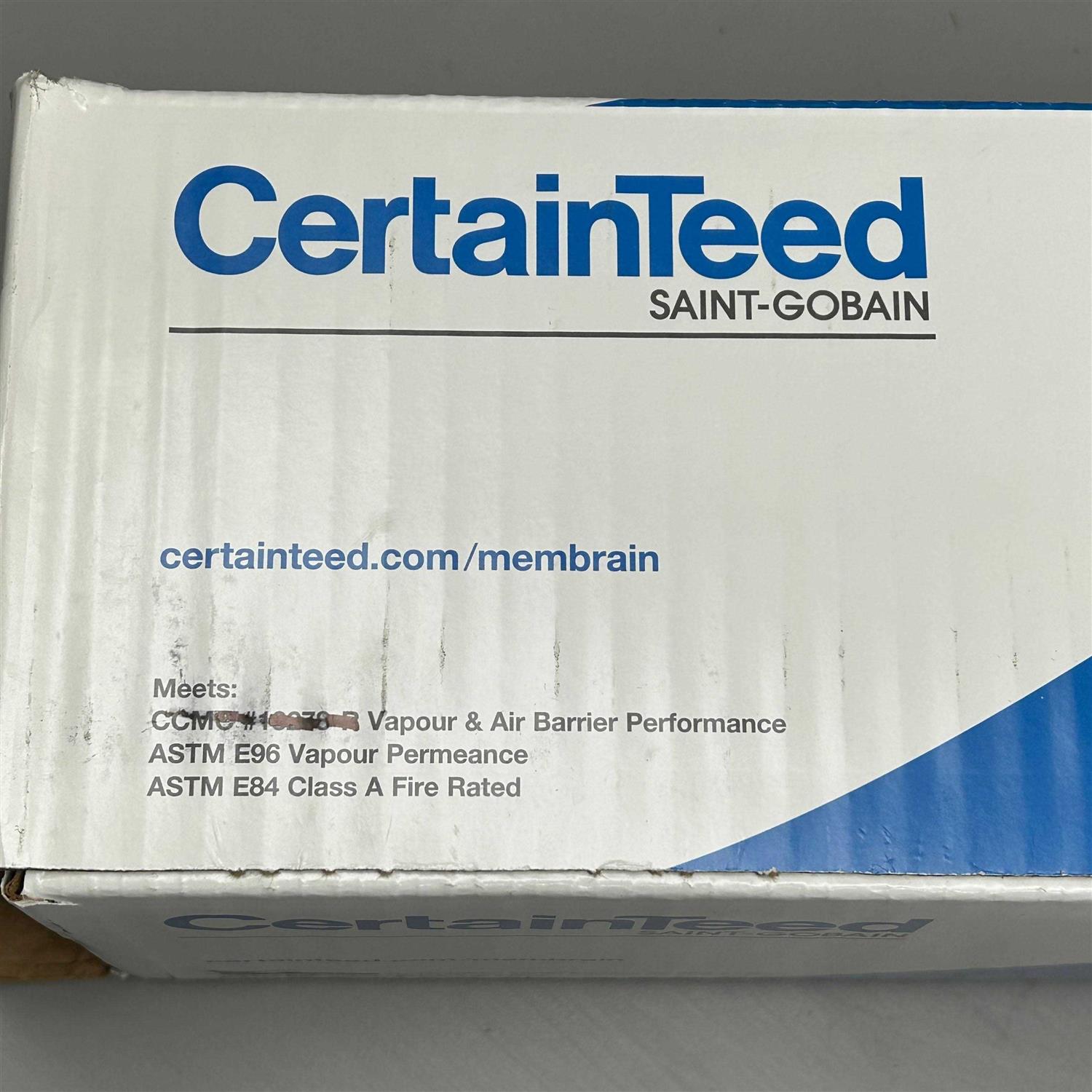 CertainTeed MemBrain 9 ft. W x 100 ft. L Air Barrier and Smart Vapor Retarder Roll 933 sq ft - Shop Hardware Tools Online Store
