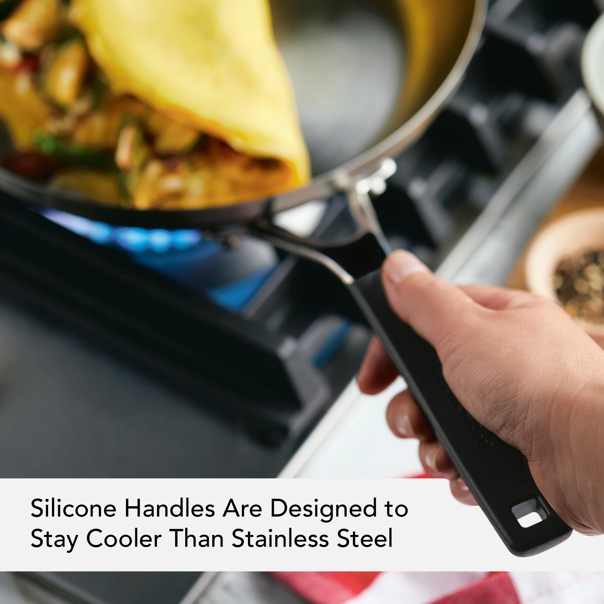 KitchenAid Stainless Steel 10 Piece Pots and Pans Set, Brushed Stainless Steel