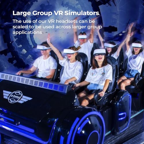 DPVR E3C Virtual Reality Headset, VR Set for Business of Egg Seats Headset, VR Simulator Riders, Moto, Time Machine 6 Seats and VR Flying