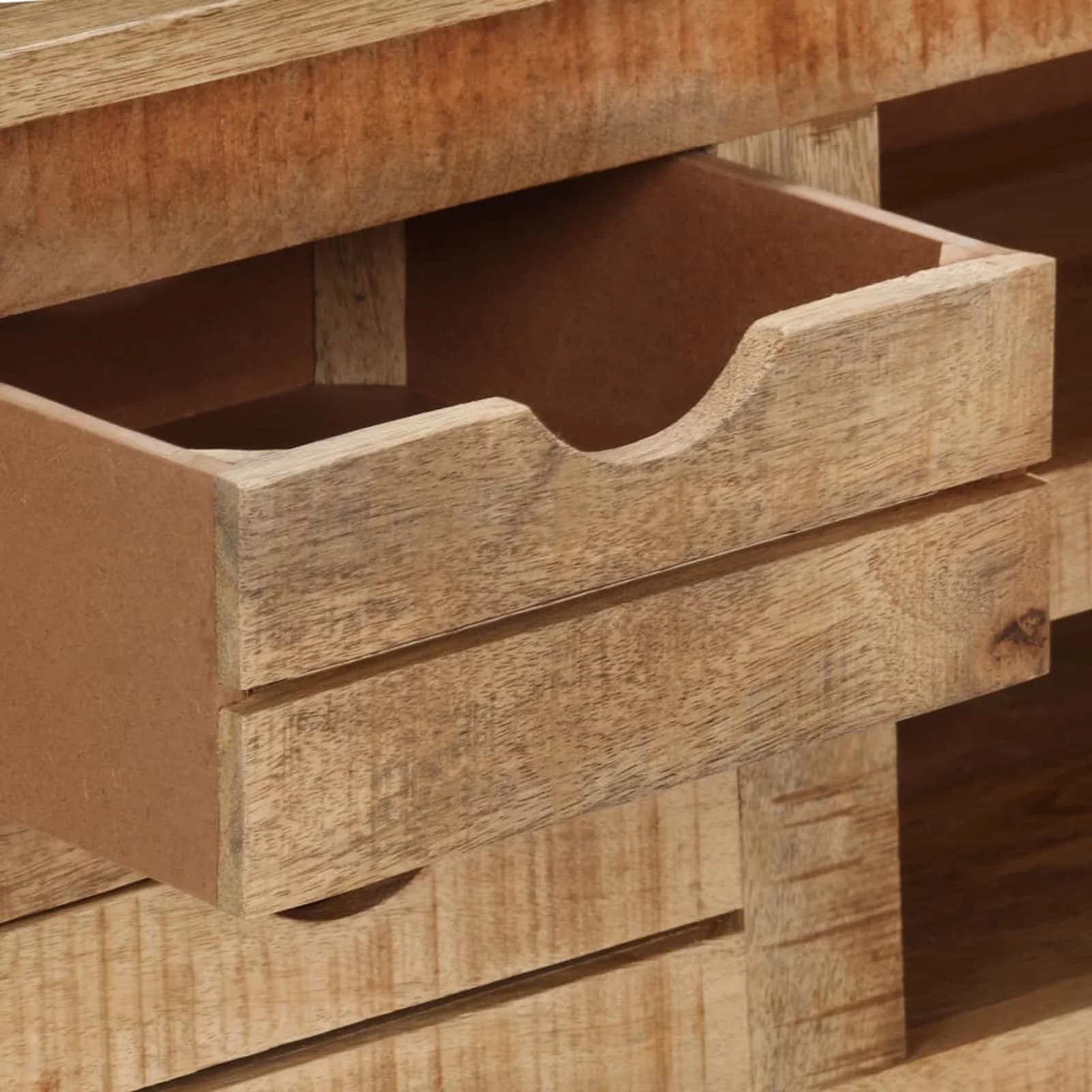 Anself TV Stand with 2 Storage Drawers