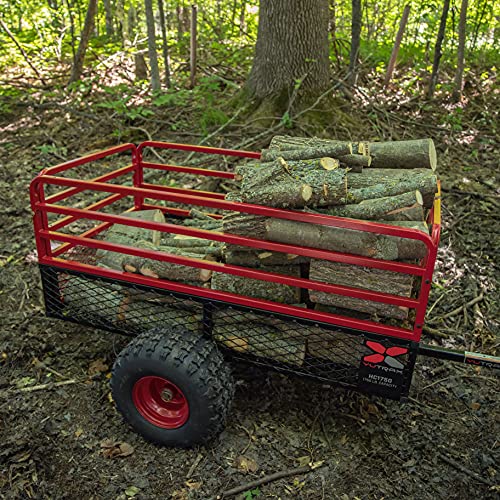 YUTRAX® HC1750 Trailer, Heavy-Duty Trailer, 1750 lb. Load Capacity, Heavy-Duty Steel Construction, Haul 28 Cub Feet, Minimal Assembly