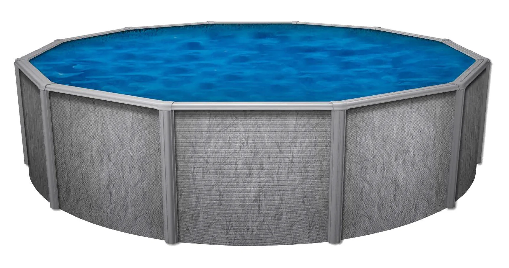 Trendium 24' x 52 Round Southport GLX Power Coated Above Ground Swimming Pool