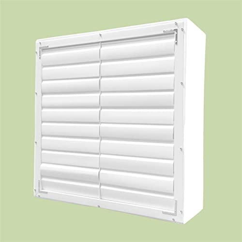 HASMI Exhaust Fan Shutter Exhaust Fan Wall Mounted, FRP High Speed Extractor Fan, Automatic Shutter, Ventilation Fan for Garage,Greenhouse,Attic,Shed