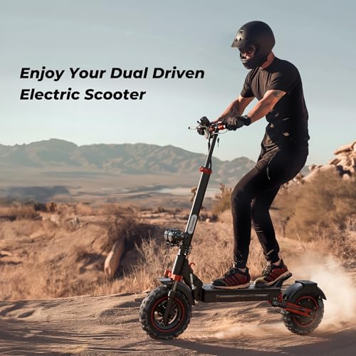 iScooter Electric Scooter, 40/43/50 Miles Long Range & 28/38 MPH Top Speed E Scooter