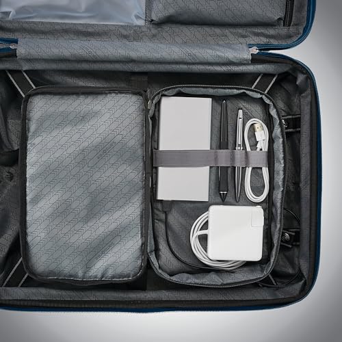 Samsonite Stryde 2 Hardside Expandable with Double Spinner Wheels, Stealth Black, 2PC Set (CO/LG)