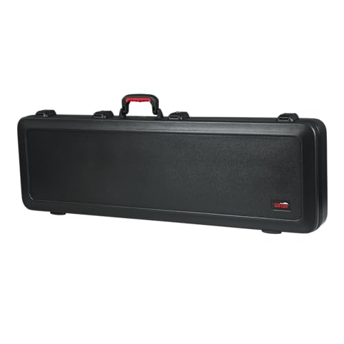 Gator Cases Molded Flight Case for Strat/Tele Style Electric Guitars with TSA Approved Locking Latch, (GTSA-GTRELEC)