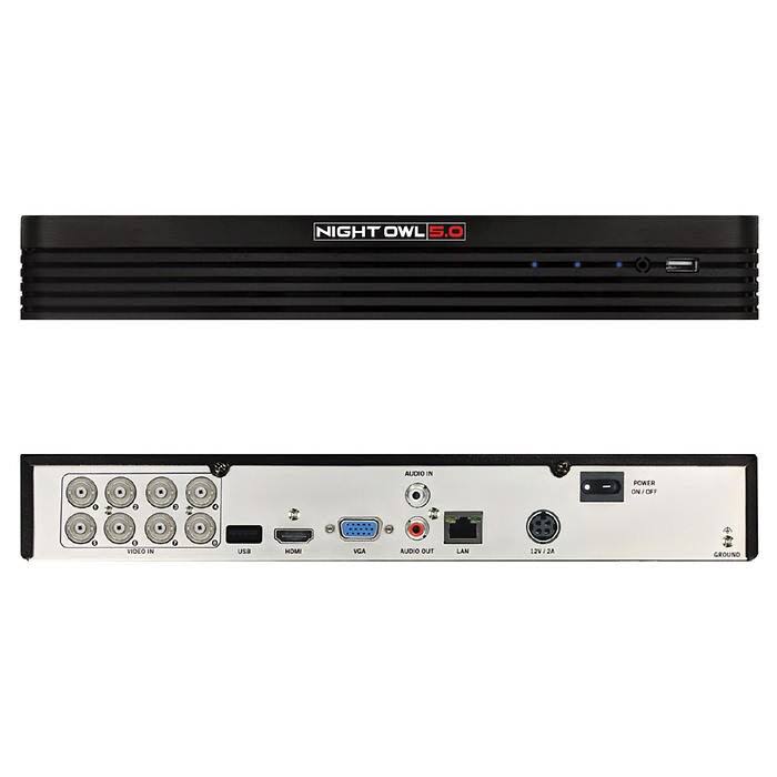 Night Owl 5MP Extreme HD 8 CH 1 TB HDD and 4 x 5MP Cameras C-841-pir5mpn