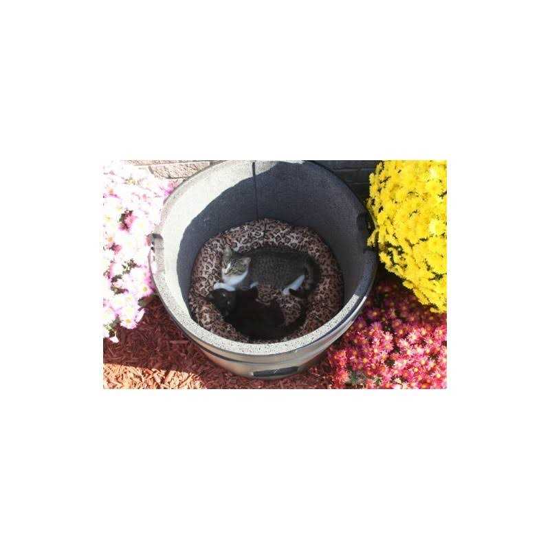Keg A Tube &amp; Kitty Tube LLC The Kitty Tube-Durable Outdoor Ultra Insulated Cat House with Pillow - Pet Supplies online store