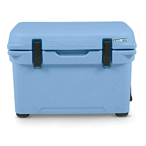 ENGEL 25 High Performance 5.28 Gallon 24 Can High Performance Durable Rotationally Molded Ice Cooler for Camping, Hunting, and Fishing