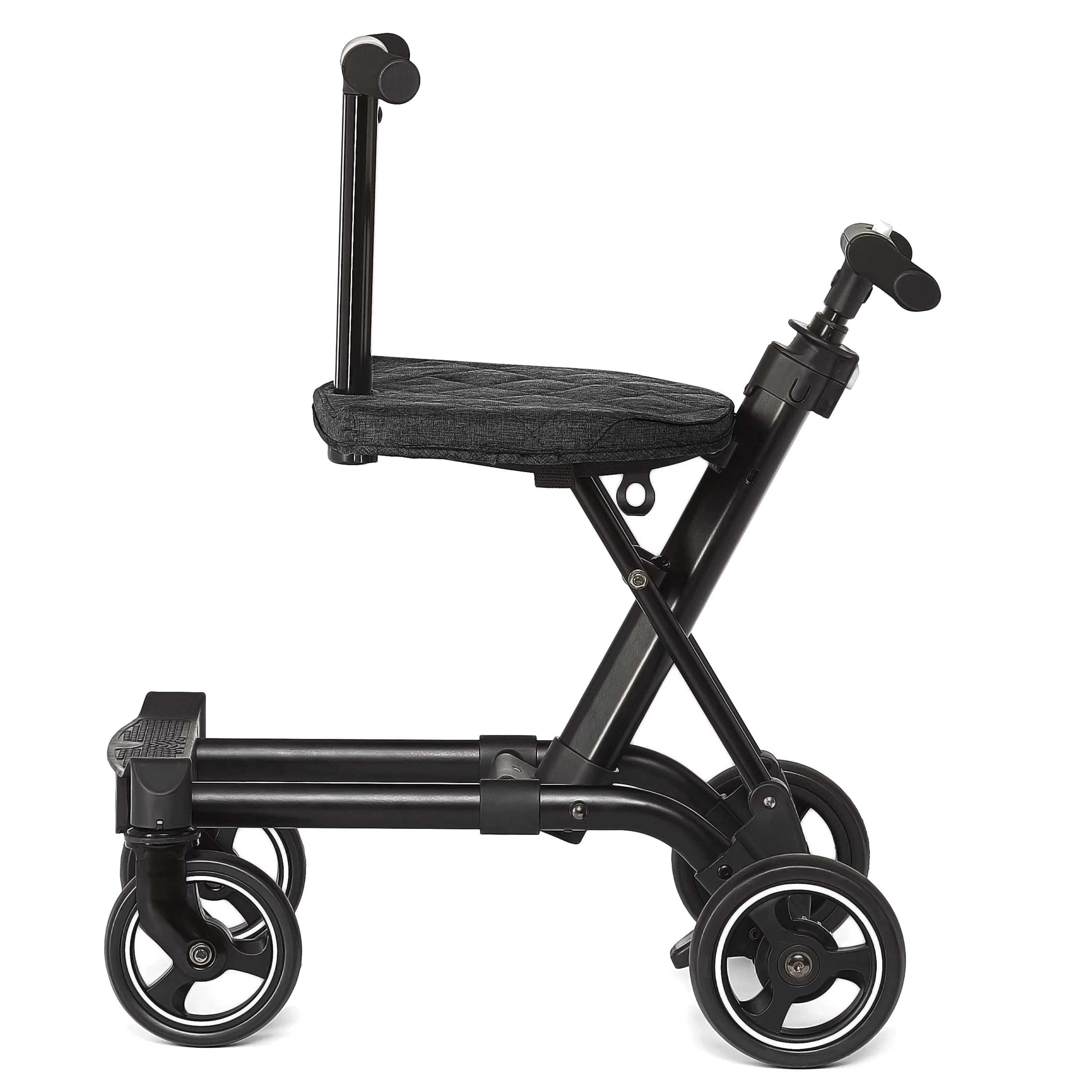 Dream On Me Coast Rider | Travel Stroller | Lightweight Stroller | Compact | Portable | Vacation Friendly Stroller, Black