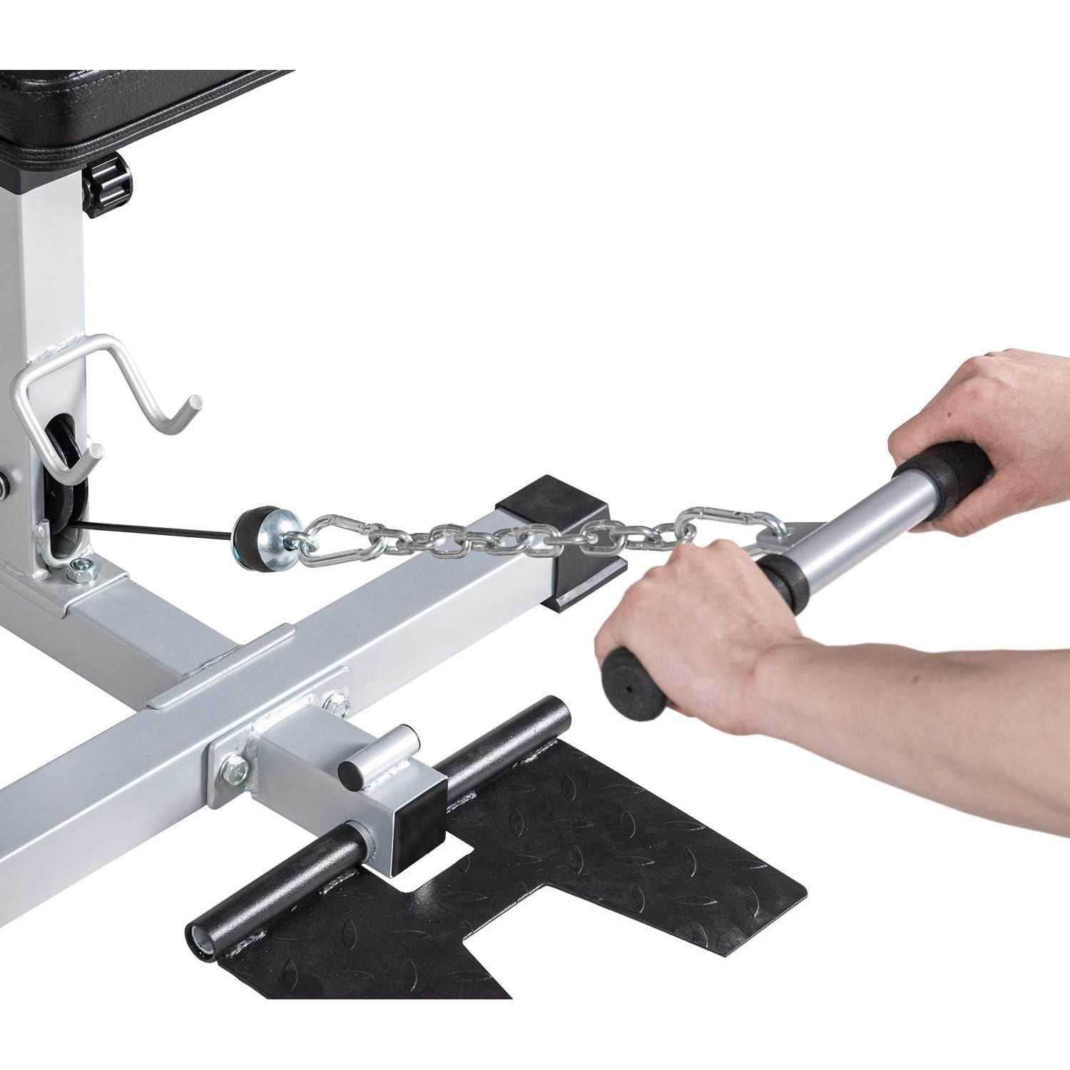 GDLF Lat Pull Down Machine Multifunction Low Row Bar Cable Fitness Body Workout Gym - Sports Supplies Online Store