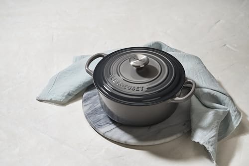 Le Creuset Enameled Cast Iron Signature Round Dutch Oven, 5.5 qt., Cerise