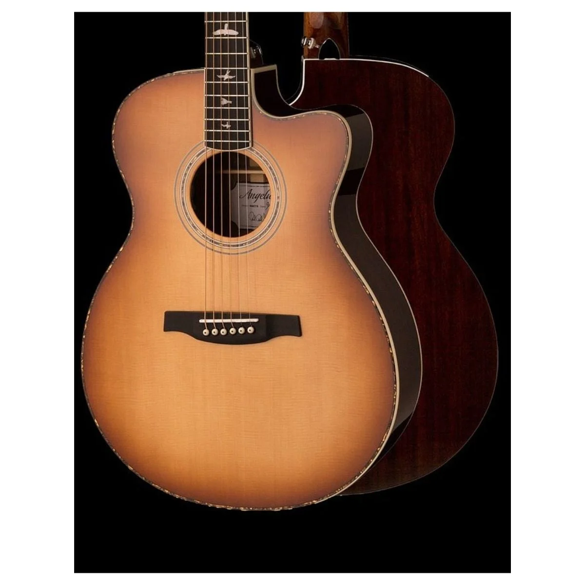 PRS SE A40E Angelus Acoustic Electric Guitar, Tobacco Sunburst - Curated Treasures Market