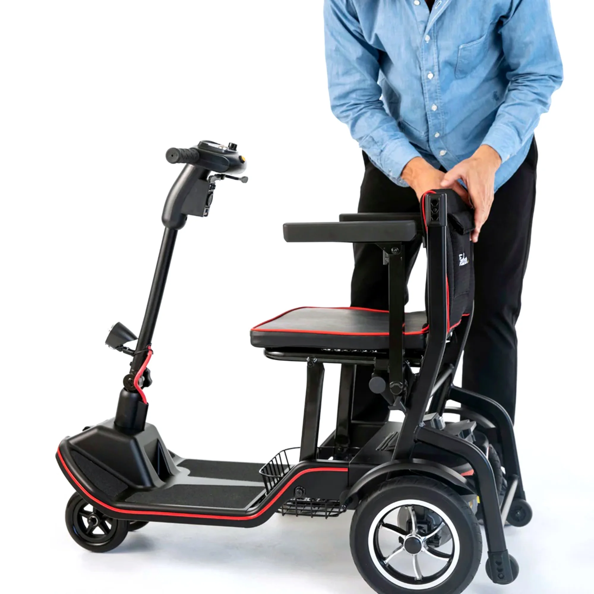 Feather Mobility Electric Wheelchair Scooter - Foldable, Travel Mobility Scooter, 37 lbs, 1 Ct