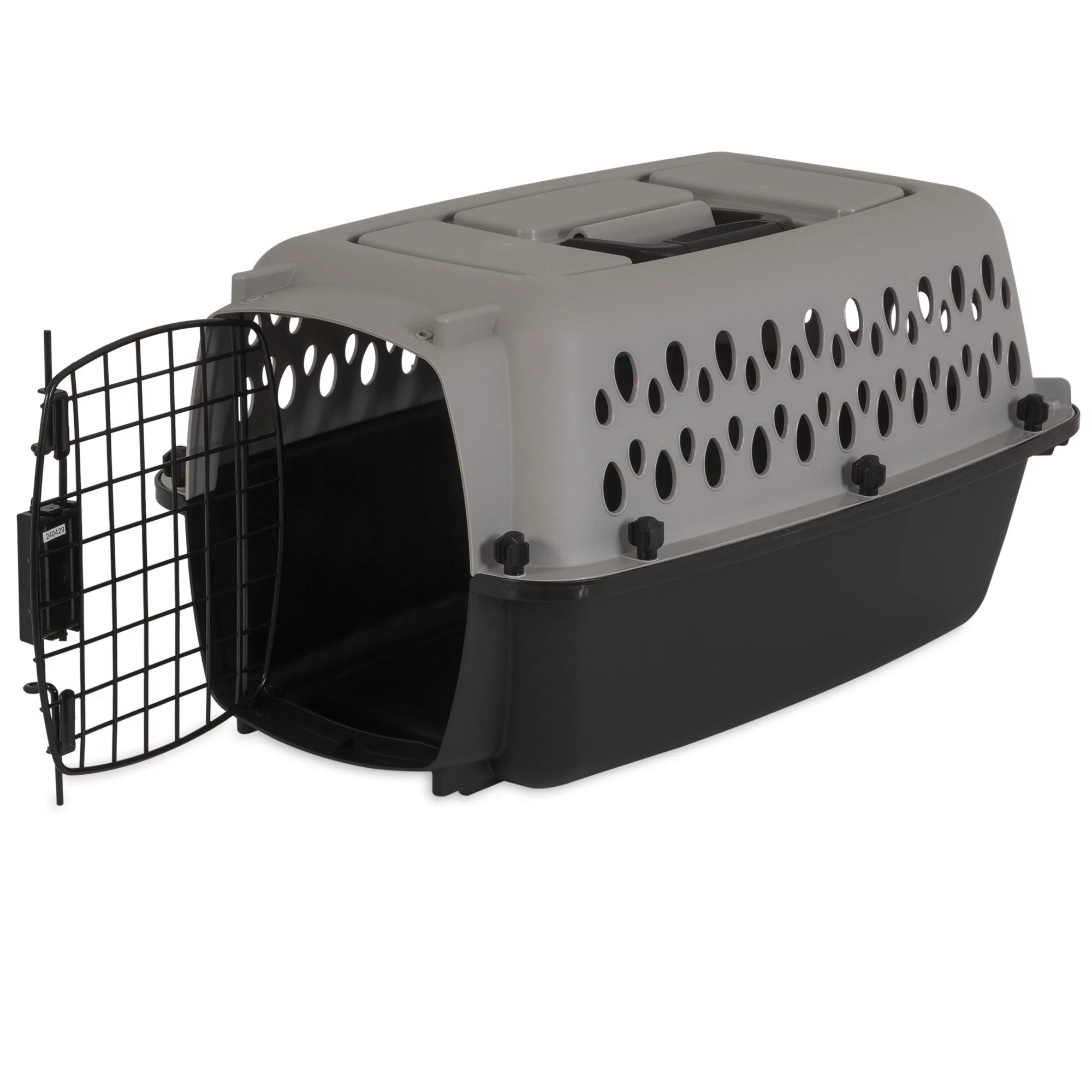 Vibrant Life Pet Kennel 19 X-Small Plastic Dog Crate Portable Carrier for Pets Up To 10 lbs