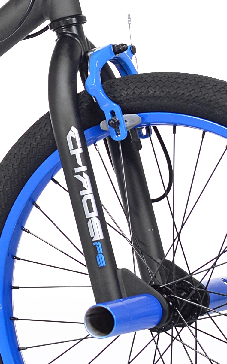 Kent Bicycle 20 in. Chaos Boy's Child Bicycle, Matte Black and Blue